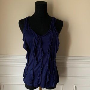 Ruffle style tank top